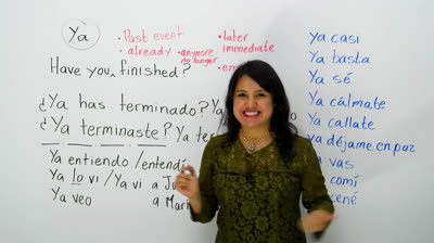 Top phrases with the word "ya"- Learn Spanish