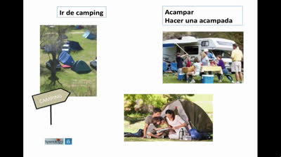 Vocabulario de acampada en Español