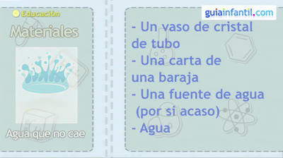 Water experiments for kids