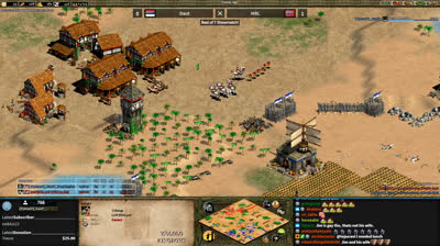 AoE2 - Daut vs MBL - Expert 1v1 Arabia - Incas contro Vichinghi (Italiano)