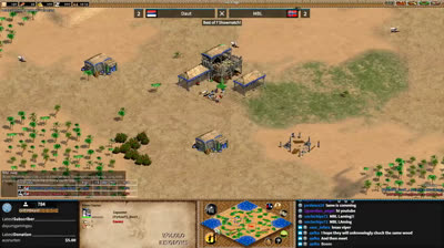 AoE2 - Esperto 1v1 - Daut vs MBL - Giapponesi vs Spagnoli (inglese)