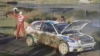 "Carlos trata de arrancarlo" Carlos Sainz RAC 98