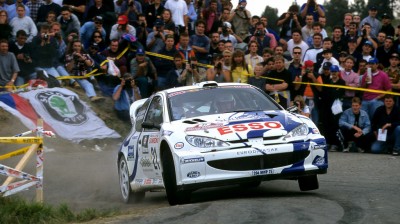 Marcus Gronholm with Peugeot 206 WRC | Rally Finland 1999