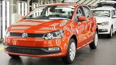 Assembly line of the Volkswagen Polo