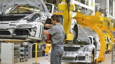 This is the Porsche mega factory