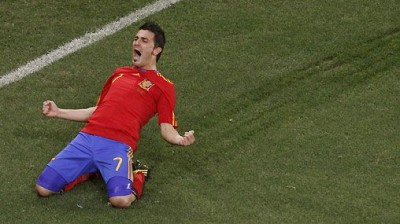 All David Villa goals in World Cups
