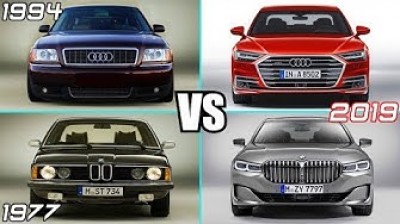 BMW 7 Series vs AUDI A8 (1977-2019)