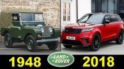 Evolution of Land Rover (1948-2018)
