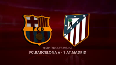 Barcelona 6-1 Atletico 08-09