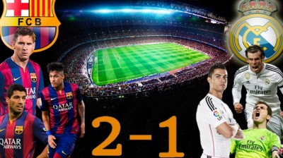 Barcelona 2-1 Real Madrid 14-15