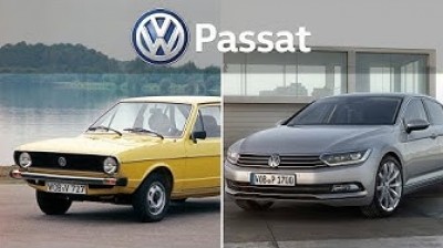 8 generations of the Volkswagen Passat