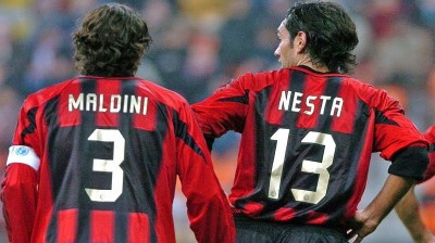 Maldini e Nesta - La migliore coppia di centrali