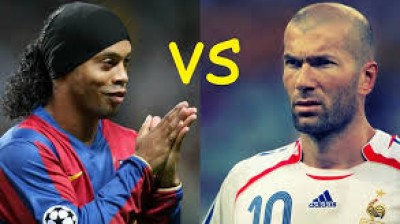 Ronaldinho contro Zinedine Zidane | MAGIA