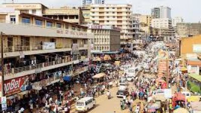 Walking in Kampala, Uganda