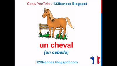 Learning the animals in French