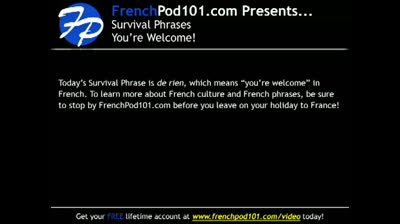 Frases para sobrevivir en Francia