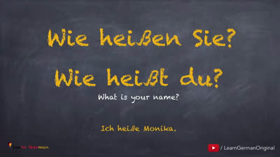Aprendemos alemán. Conociendo a gente