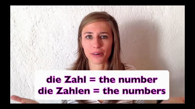 German Classes. The Numbers