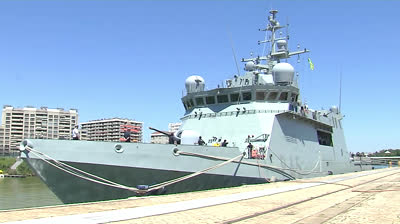 The "Audaz" Vessel to the rescue of the Open Arms.