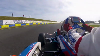 Robert De Haan | A bordo de su kart en el GP Angerville