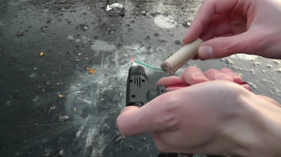 Petardos en bajo el agua