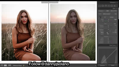 How retouch portraits in Lightroom