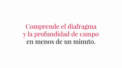 Depth of field in 1 minute