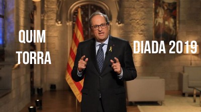 El mensaje independentista de Quim Torra en la Diada de Catalunya