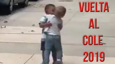 The most emotional hug back to school