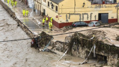 The rain overflows Spain