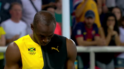 Final of the 100 meters in Rio 2016 Olympic Games