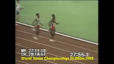 Puñetazo a Haile Gebreselassie