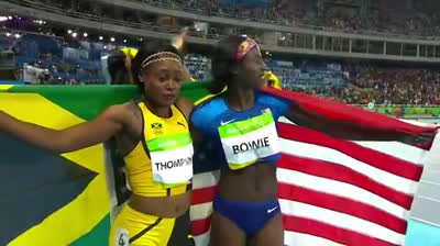 Elaine Thompson Oro en los 100 metros de Rio 2016