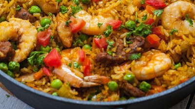 Spanish paella fitness version