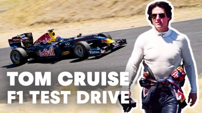 Tom Cruise driving a Formula 1!