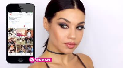 Smoky makeup inspired by Selena Gomez