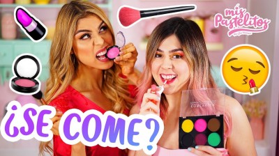 Maquillaje completamente comestible