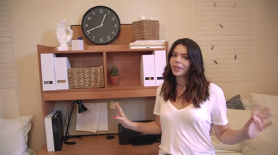 Minimalist  dorm room makeover