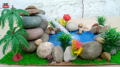 Waterfall from a hot glue gun