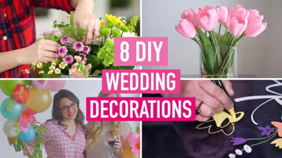 Decoración artesanal para bodas