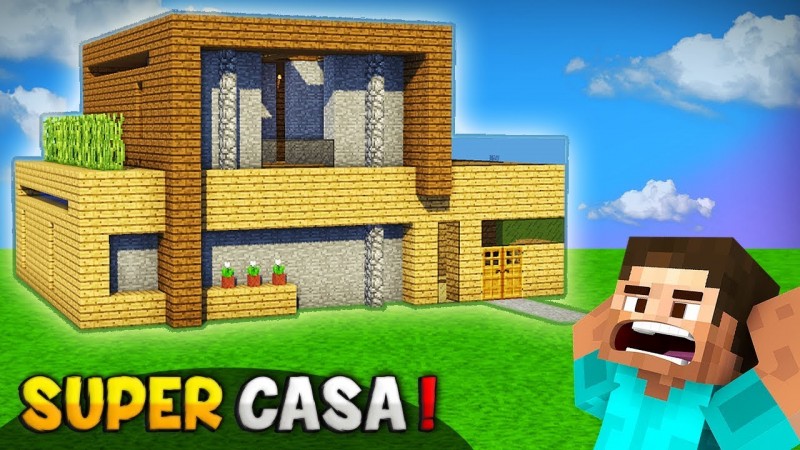 Minecraft: COMO CONSTRUIR A CASA DO SUPER SURVIVAL 