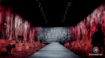 This is how Marc Jacobs runway set is prepared