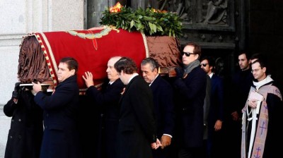 Such was the day of exhumation of Francisco Franco