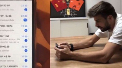Gerard Piqué publishes his number and...Talk to his fans on the phone!