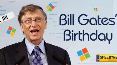 Hoy es el cumpleaños del genio de la informática Bill Gates.