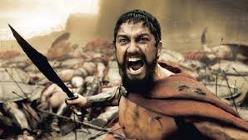 AI) Animated movie scene, 300 : This is Sparta!!, #300 #Sparta #Leo