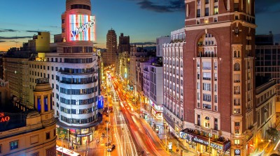 Visit to the "Gran Via" - Madrid