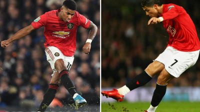 The reincarnation of CR7? What a Rashford missile!